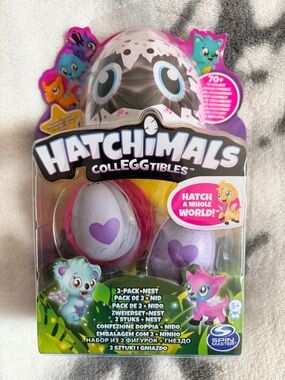 HATCHIMALS CollEGGtibles (2017) 2-Pack Nest Toy - NIP/Never Opened